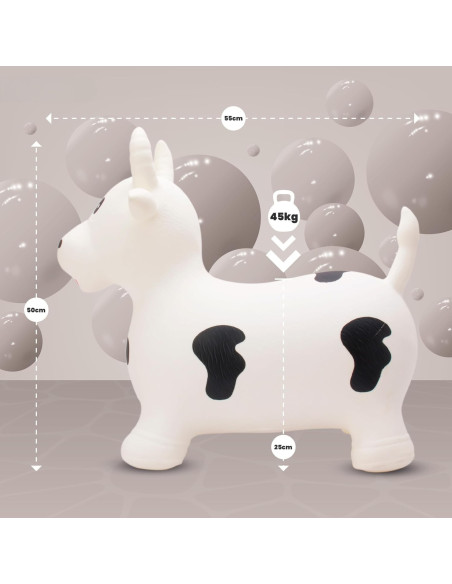 WOOPIE Rubber Jumper for Jumping Cow + Pump