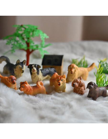 WOOPIE Set of 16 Dog Figures
