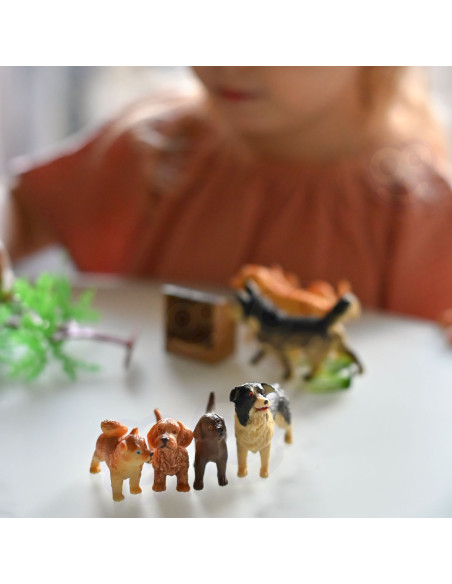WOOPIE Set of 16 Dog Figures