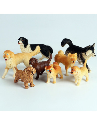 WOOPIE Set of 16 Dog Figures