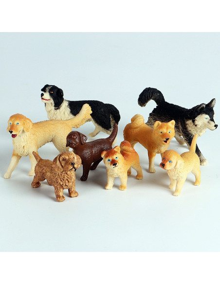 WOOPIE Set of 16 Dog Figures