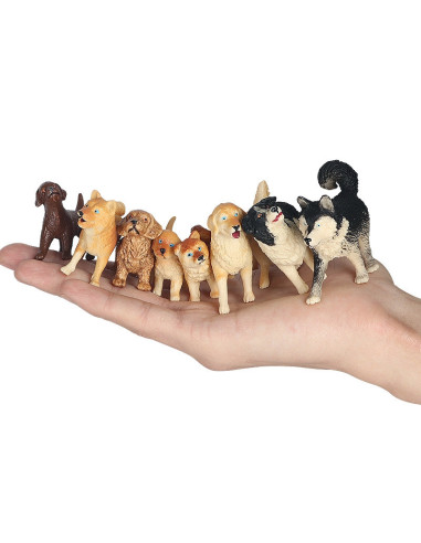 WOOPIE Set of 16 Dog Figures