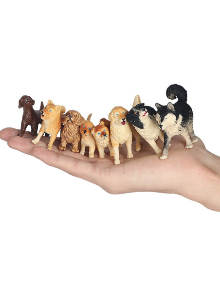 WOOPIE Set of 16 Dog Figures