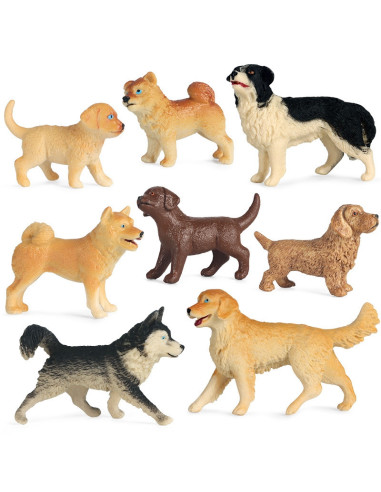 WOOPIE Set of 16 Dog Figures
