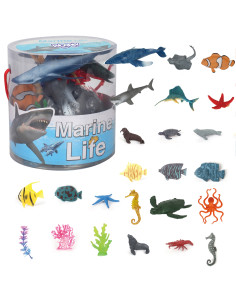 WOOPIE Set of Sea Animals Figures 33 pcs.