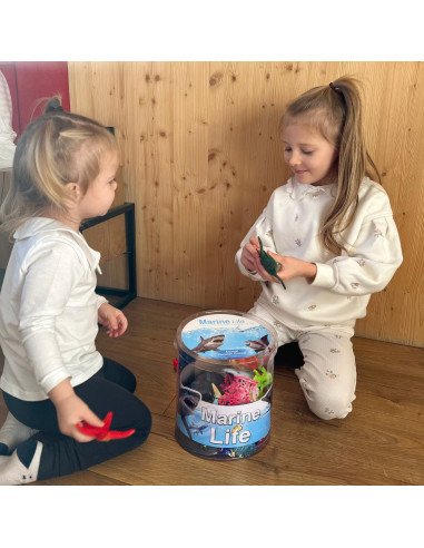 WOOPIE jūros gyvūnų figūrėlių rinkinys, 33 vnt.