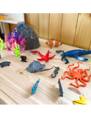WOOPIE Set of Sea Animals Figures 33 pcs.