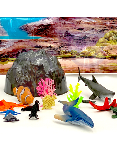 WOOPIE Set of Sea Animals Figures 33 pcs.