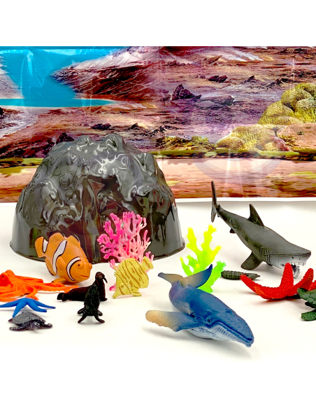 WOOPIE Set of Sea Animals Figures 33 pcs.