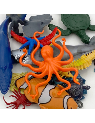 WOOPIE Set of Sea Animals Figures 33 pcs.