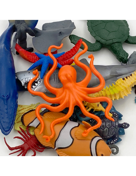 WOOPIE Set of Sea Animals Figures 33 pcs.
