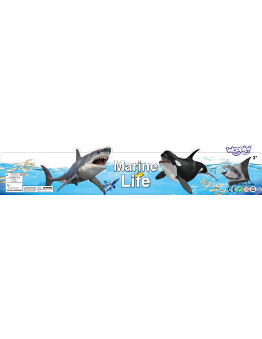 WOOPIE Set of Sea Animals Figures 33 pcs.
