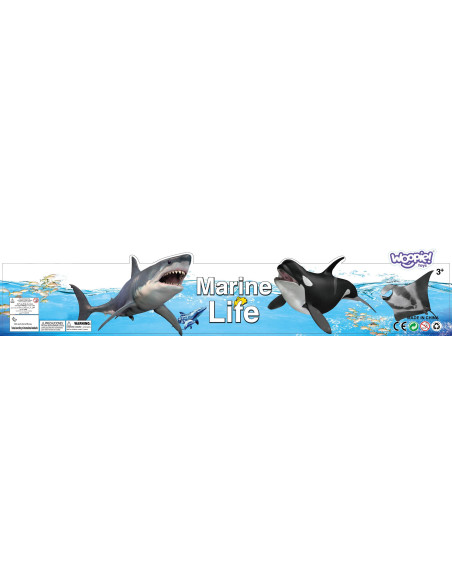 WOOPIE Set of Sea Animals Figures 33 pcs.