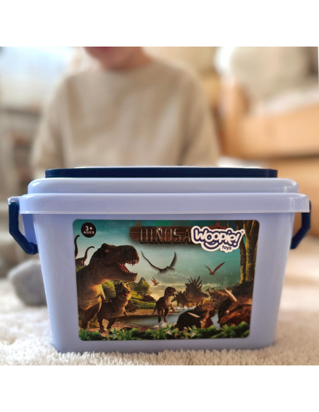 WOOPIE dinozaurų figūrėlių rinkinys, 40 vnt.