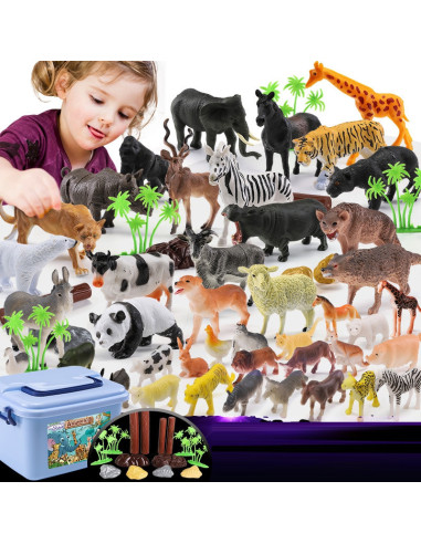 WOOPIE Set of Animal Figures XXL 58 pcs.