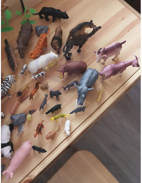 WOOPIE gyvūnų figūrėlių rinkinys XXL 58 vnt.