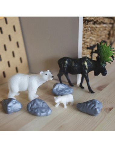 WOOPIE Set of Animal Figures XXL 58 pcs.