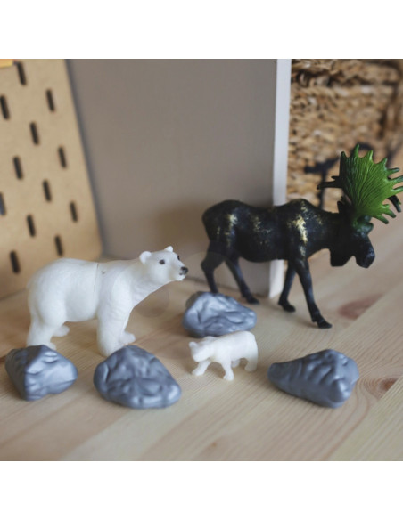 WOOPIE Set of Animal Figures XXL 58 pcs.