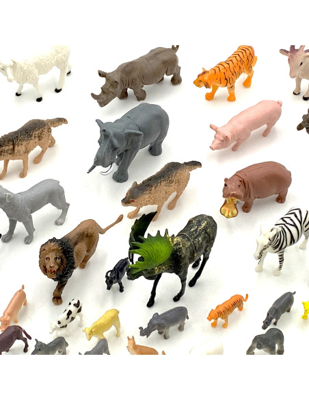 WOOPIE Set of Animal Figures XXL 58 pcs.