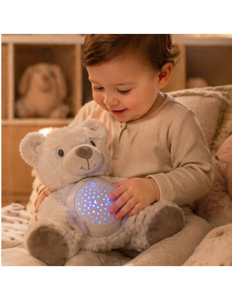 WOOPIE BABY Teddy Bear with Projector and Soothing Toy, 15 Melodies