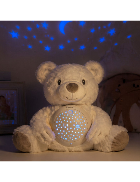 WOOPIE BABY Teddy Bear with Projector and Soothing Toy, 15 Melodies