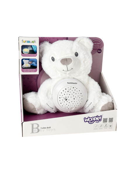 WOOPIE BABY Teddy Bear with Projector and Soothing Toy, 15 Melodies