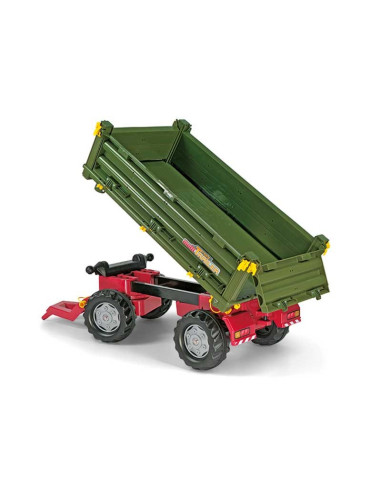 Rolly Toys rollyTrailer Rolly Multi dviašė priekaba, žalia
