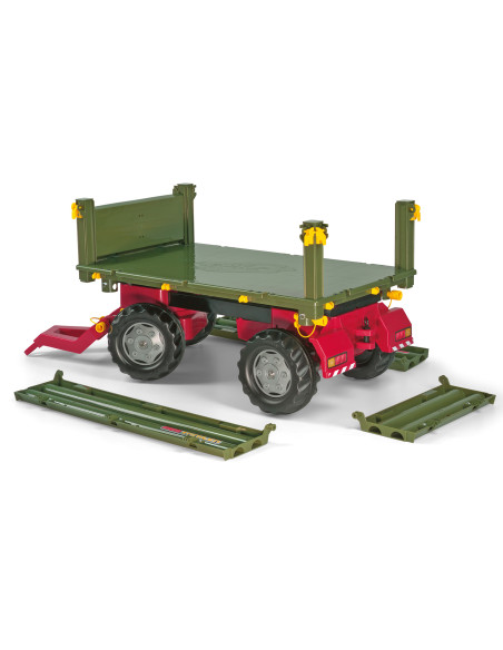 Rolly Toys rollyTrailer Rolly Multi dviašė priekaba, žalia