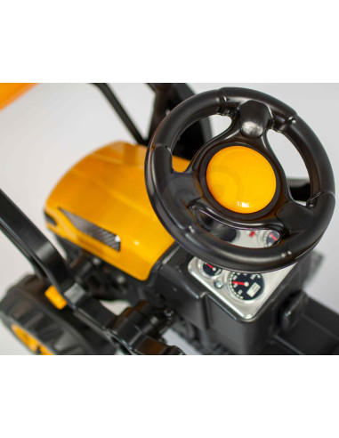 WOOPIE MaxTrac klasikinis traktoriukas - buldozeris su pedalais