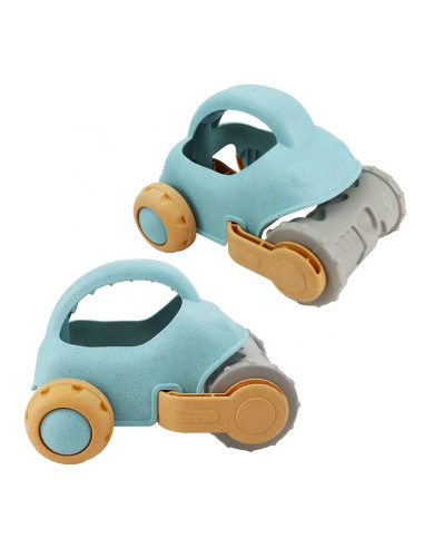 WOOPIE GREEN smėlio žaidimų rinkinys su automobiliu, 10 dalių