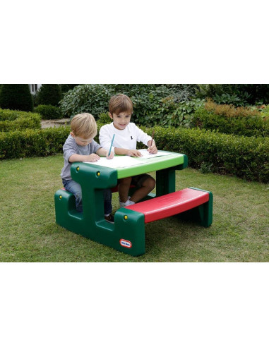 Little Tikes Jr Picnic Table - Evergreen