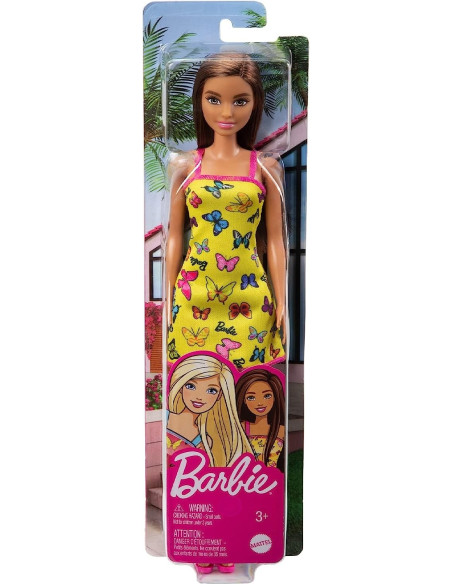 Barbie HBV08 doll yellow dress