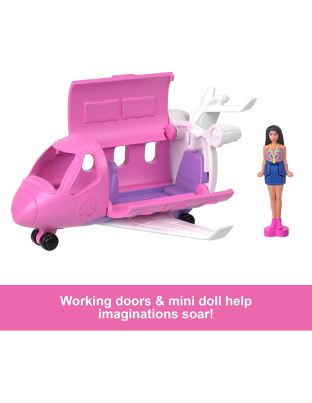 Barbie Mini BarbieLand Doll and Vehicle HYF40