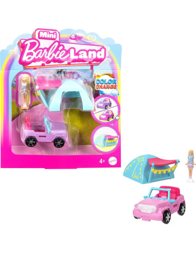 Barbie Mini BarbieLand Doll and Vehicle HYF43