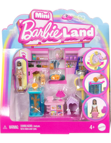 Barbie Mini BarbieLand Doll and Playset JCR30