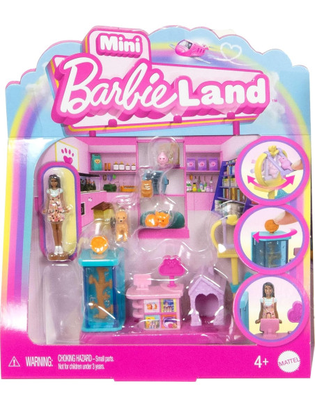 Barbie Mini BarbieLand Doll and Playset JCR30