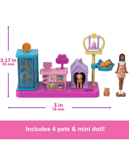 Barbie Mini BarbieLand Doll and Playset JCR30