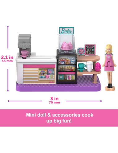 Мини-кукла и игровой набор Barbie Mini BarbieLand JCR31