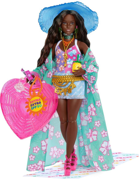 Barbie Extra Travel Doll Beach HPB14