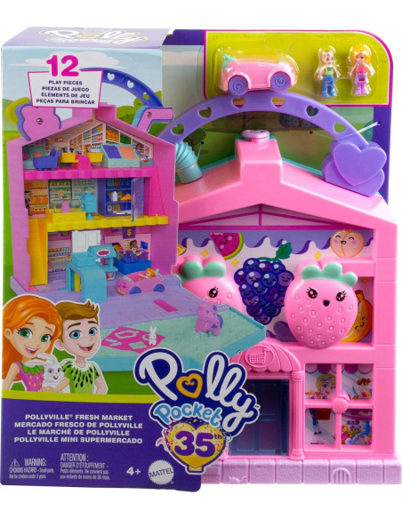 Игровой набор Polly Pocket Pollyville Fresh Market HRD45