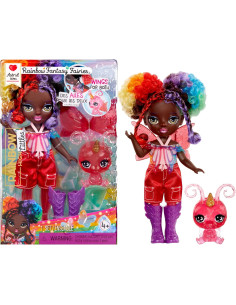543398EUC Rainbow High Littles Rainbow Fantasy Fairies Doll- Astrid (Rainbow)