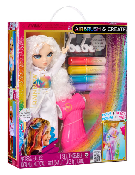 543343-EUC Кукла Rainbow High Air Brush & Create Fashion Dolls - Зеленые глаза