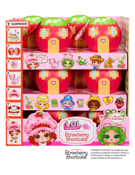 L.O.L. Surprise Lvs Strawberry Shortcake Tots PDQ 596530-EUC