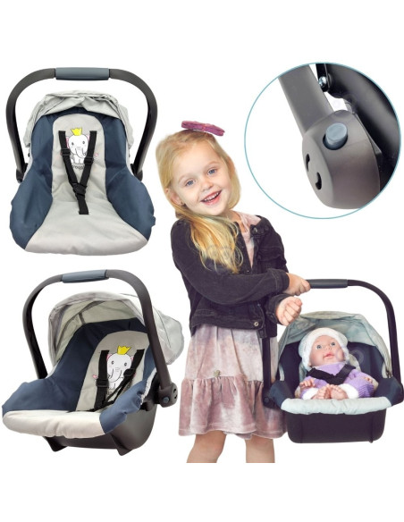 WOOPIE ROYAL lėlės nešioklė 33-48 cm