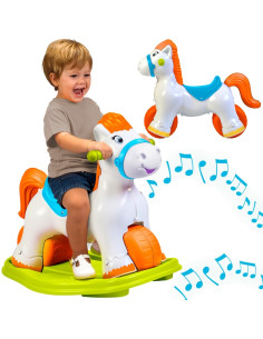 FEBER Interactive Rocking Horse 2 in 1 – Running Ride-on