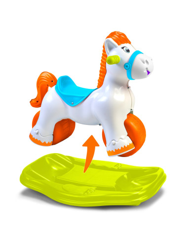 FEBER Interactive Rocking Horse 2 in 1 – Running Ride-on