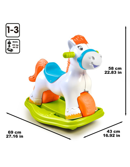 FEBER Interactive Rocking Horse 2 in 1 – Running Ride-on