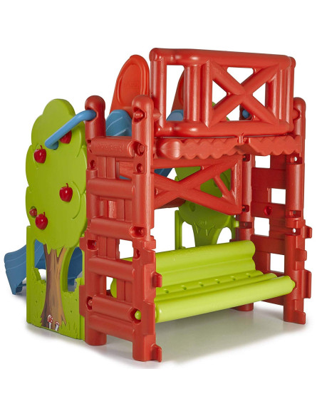 FEBER Playground with Slide and Wood House Table