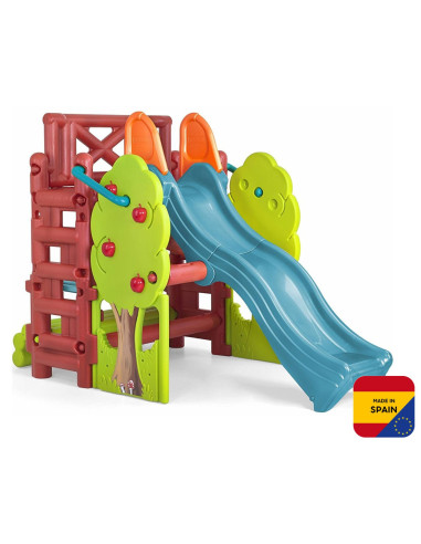 FEBER Playground with Slide and Wood House Table