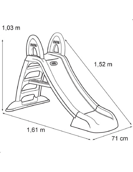 FEBER Garden Slide "Plus" Water Slide 152 cm
